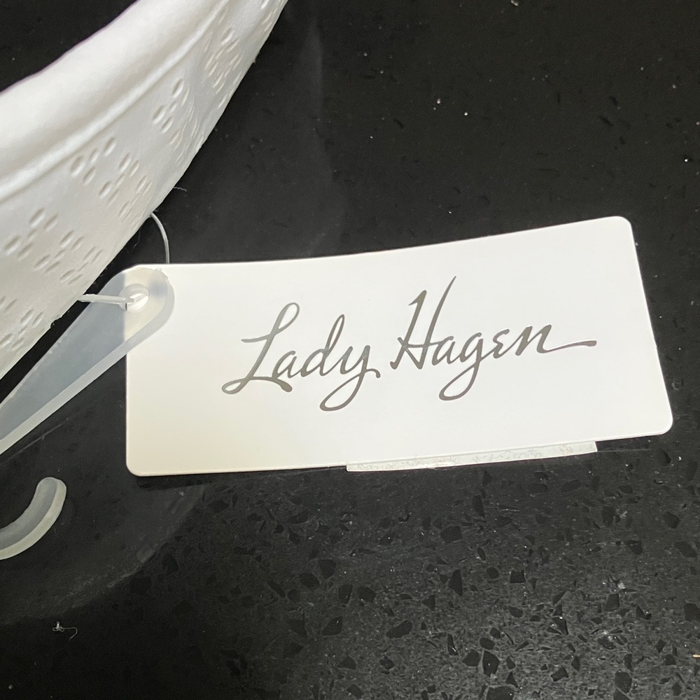 Lady Hagen White Eyelet Visor - Picture 2 of 9